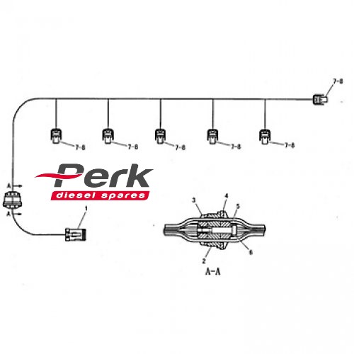 Harness Assembly for CAT HEUI 3126E 153-8920 euro diesel