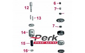 Solenoid Nut Injector CAT C6.6 euro diesel