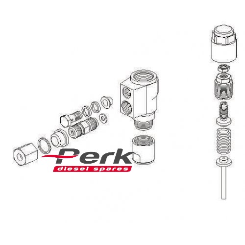 Complete Injector Body P2-01007 103S12F10