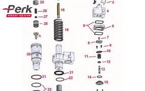 Valve Spring Cage Injector Detroit Diesel 50/60 euro diesel